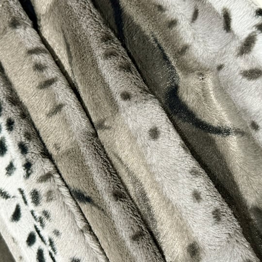 Feldman Exotic Gray Safari Faux Fur Fabric